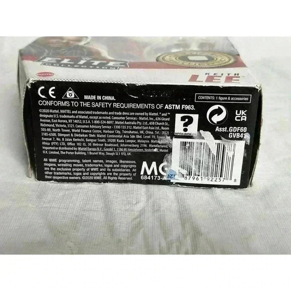 WWE Elite Keith Lee New In Box Series 82 True FX Certified Authentic - Picture 5 of 5